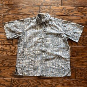 Vintage Reyn Spooner Hawaiian Shirt Men's Patterned Short Sleeve Shirt